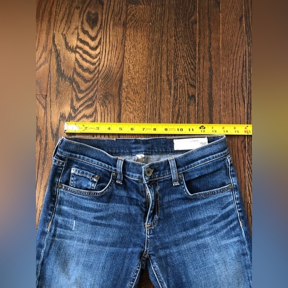 Rag & Bone Women’s 26 Tomboy Distressed Burnley Wash Mid-Rise Skinny Jeans- EUC! - Picture 10 of 15